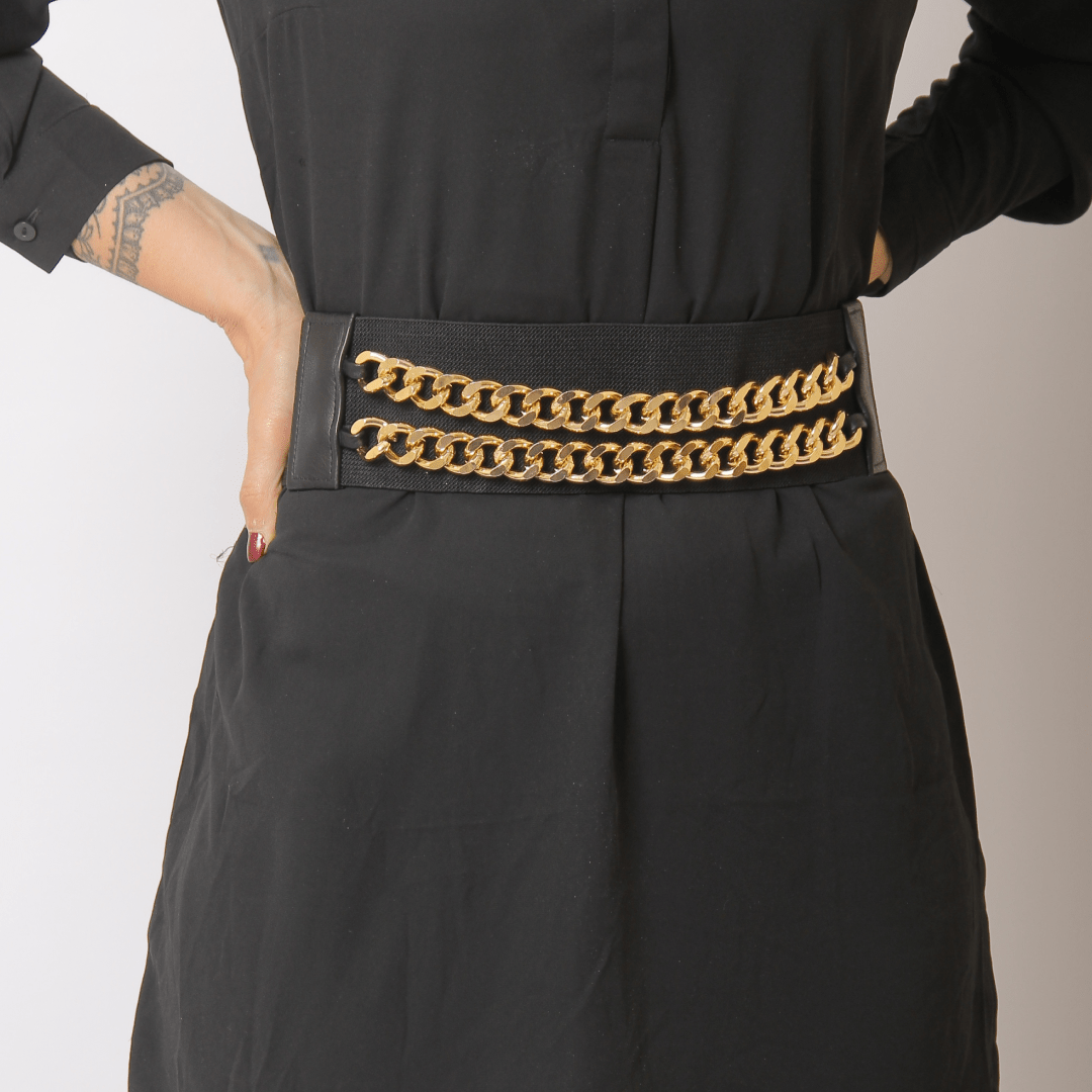 Outlet W&B Bags Women Belts - Black(7)- Golden