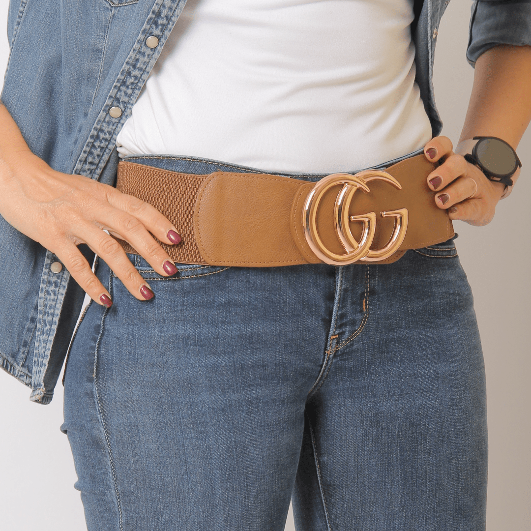 Outlet W&B Bags Women Belts - Brown(3)- Golden