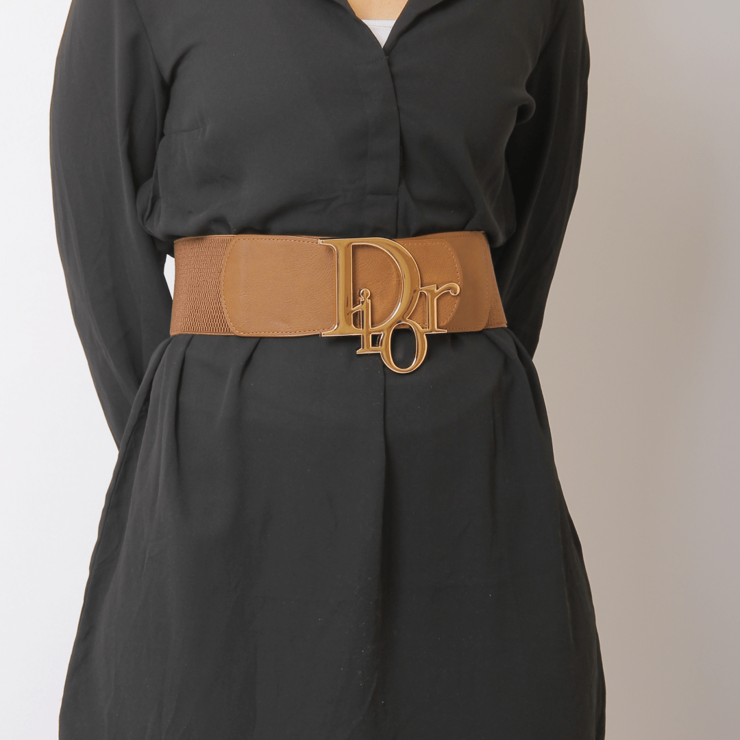 Outlet W&B Bags Women Belts - Brown- Golden