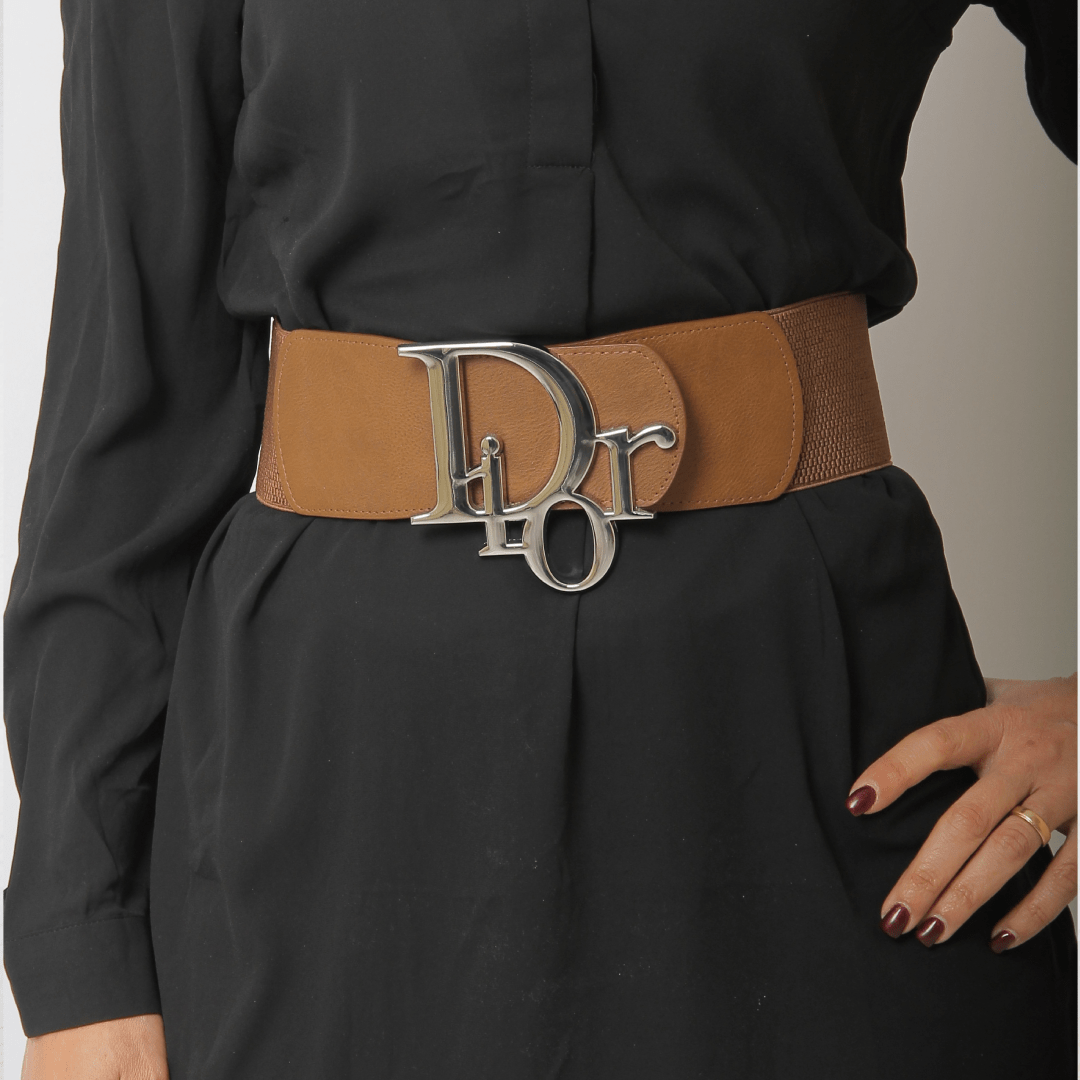 Outlet W&B Bags Women Belts - Brown- Silver