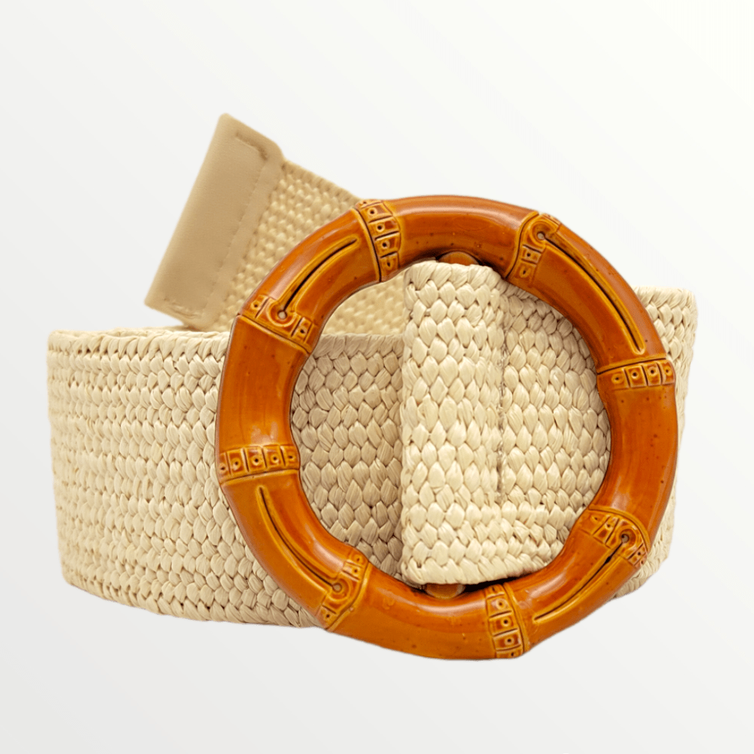 Outlet W&B Bags Women Belts - Crossed- Light Beige