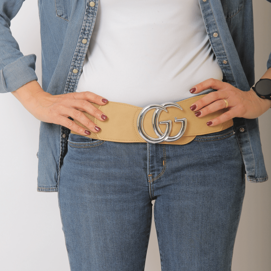 Outlet W&B Bags Women Belts - Havan(1)- Silver