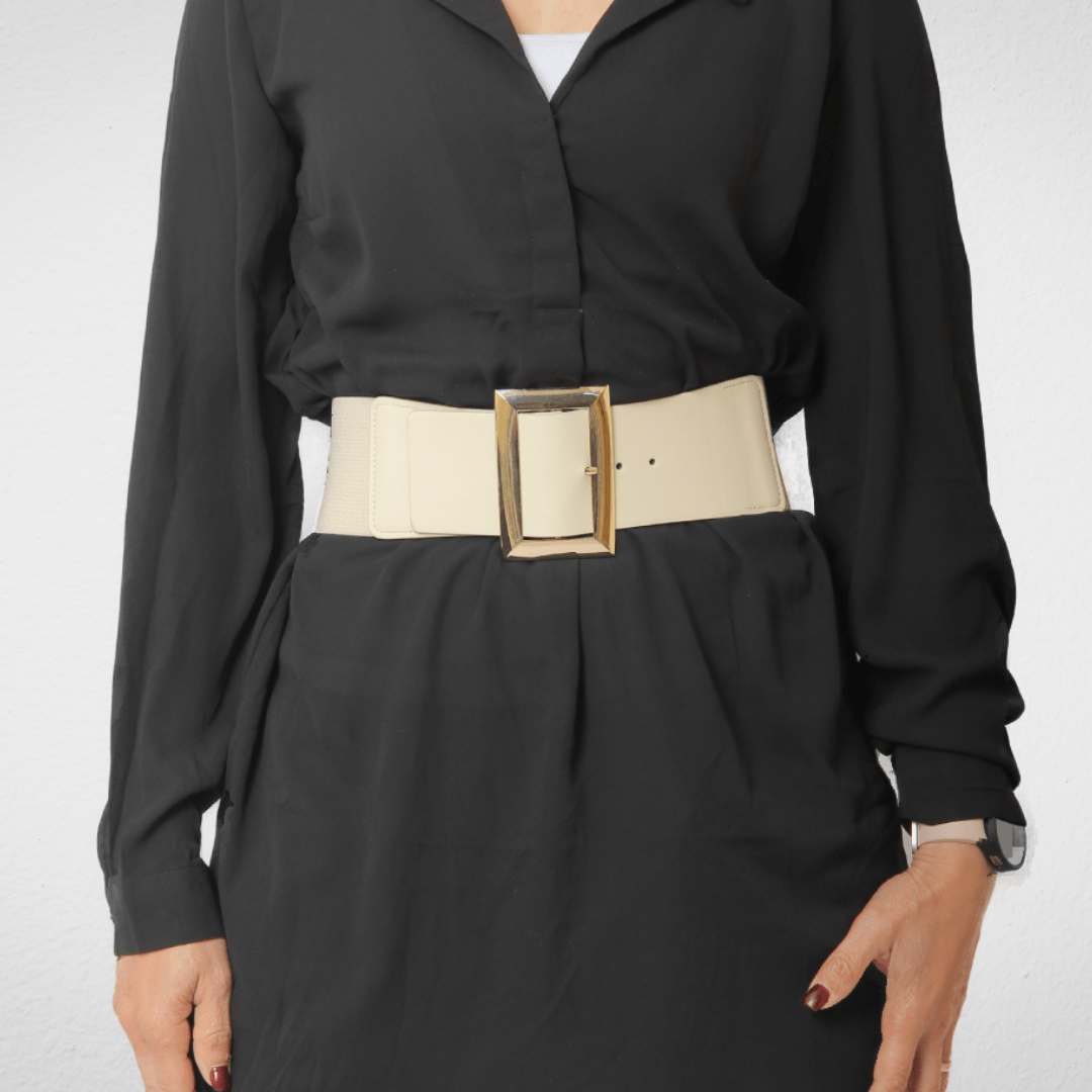 Outlet W&B Bags Women Belts - White - Golden
