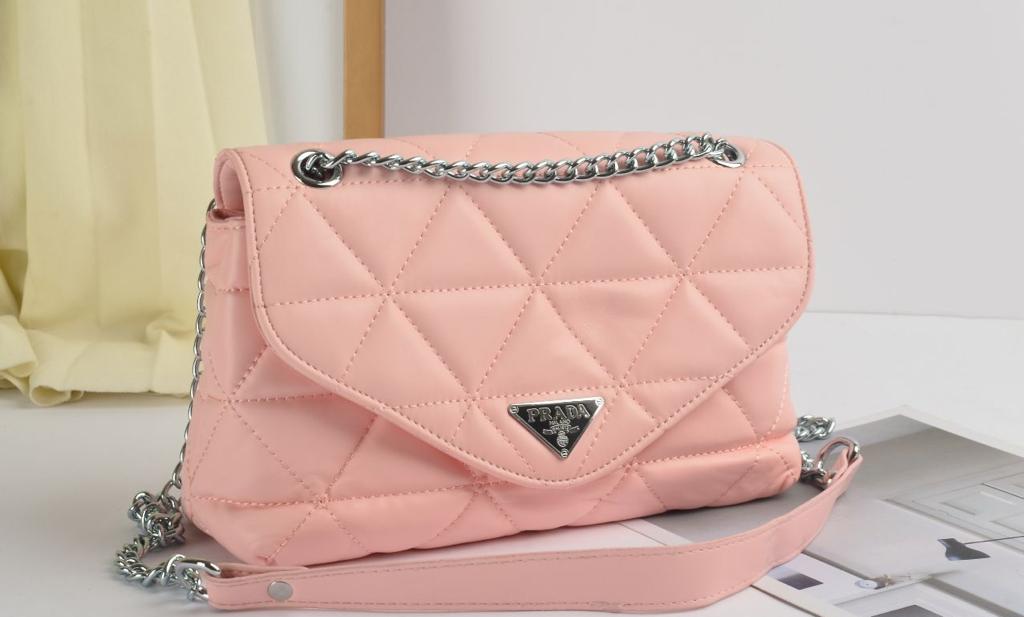 Outlet W&B Elegant Bags Pink Women Premium Bag (Capitone)