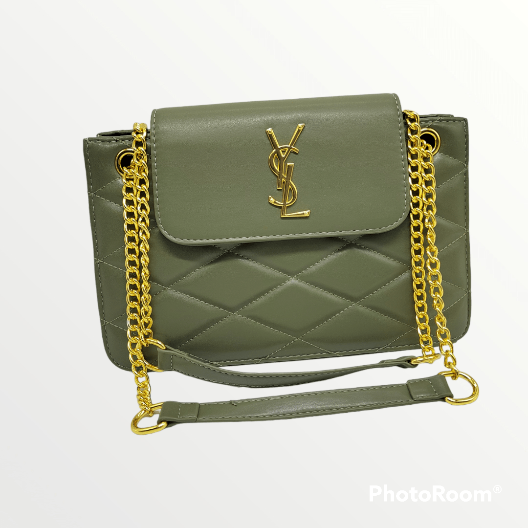 Outlet W&B Elegant Bags Women Bag - Premium- Olive Green