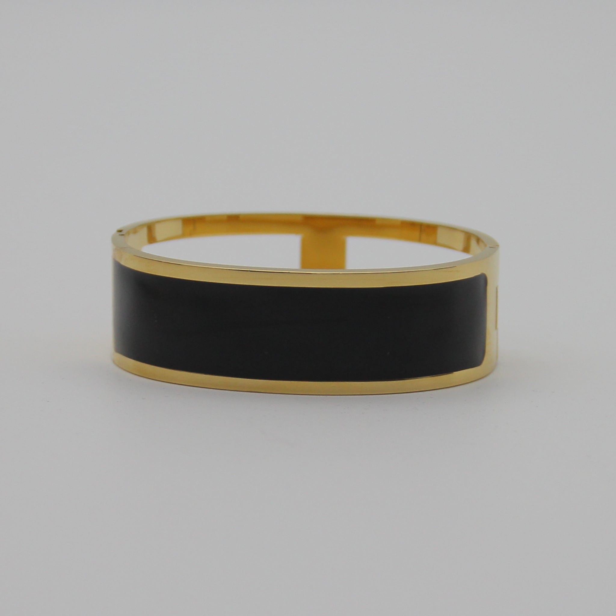 Outlet W&B Female Bracelets Big Black & Gold Bracelet
