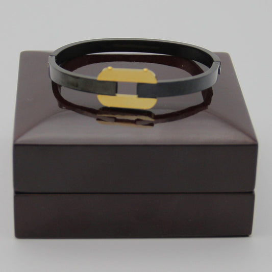 Outlet W&B Female Bracelets Black & Gold Bracelet (1)
