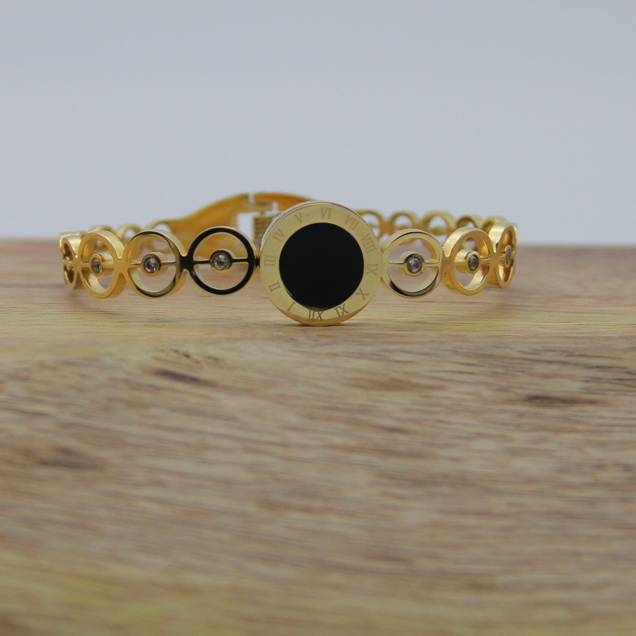 Outlet W&B Female Bracelets Circles Golden Bracelet