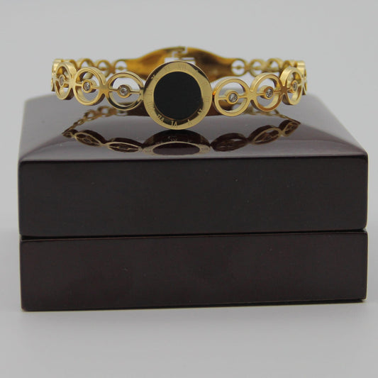 Outlet W&B Female Bracelets Circles Golden Bracelet