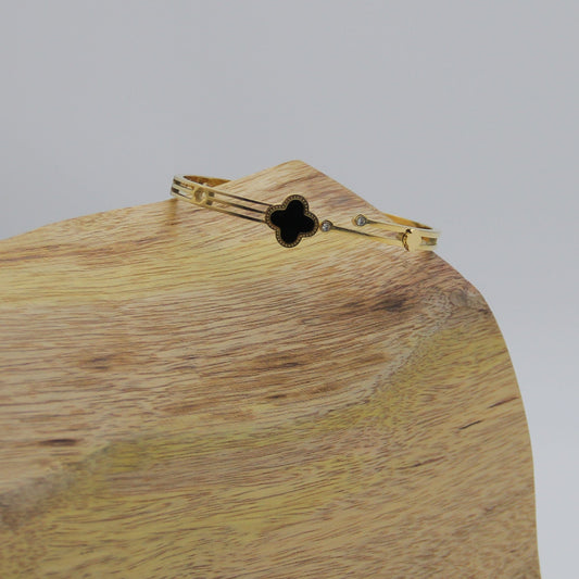 Outlet W&B Female Bracelets Golden Bracelet With Black Star