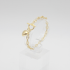 Outlet W&B Female Bracelets Heart Locked - Golden - Bracelet