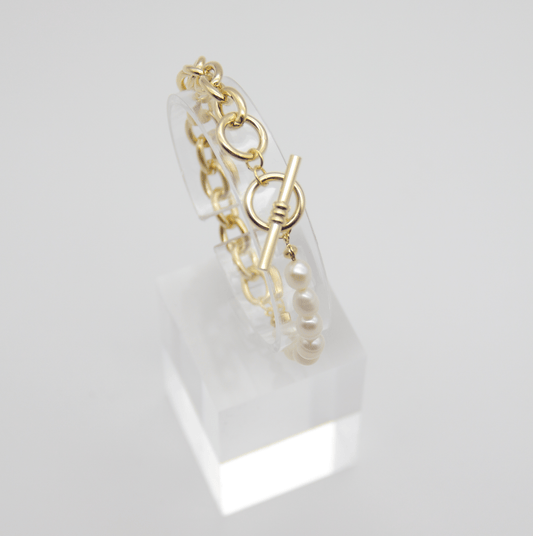 Outlet W&B Female Bracelets Lock Rings - Golden - Bracelet