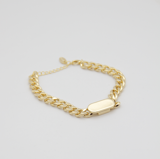 Outlet W&B Female Bracelets Locked - Golden - Bracelet