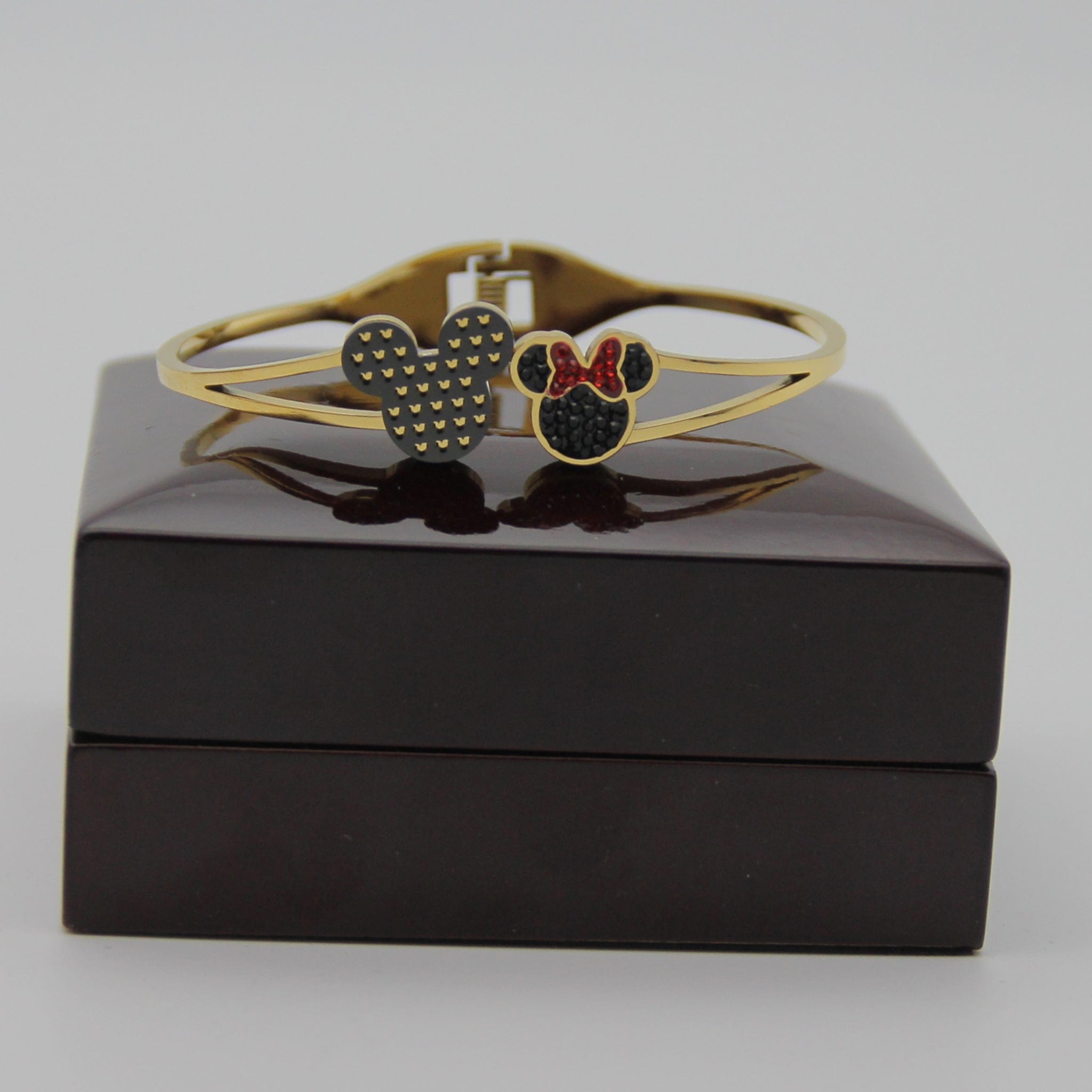 Outlet W&B Female Bracelets Mickey & Minnie Golden Bracelet