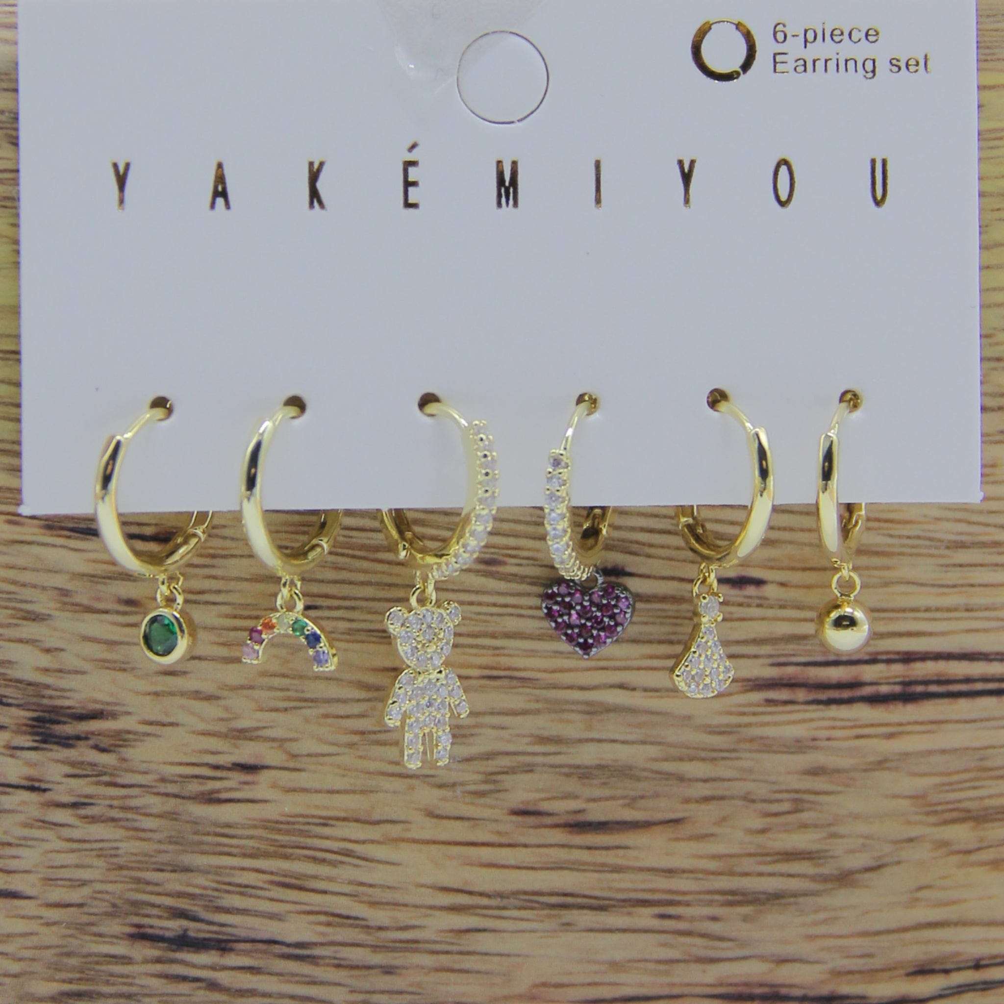 Outlet W&B Female Bracelets Pack Of 6 Earrings & Piercing (Model 1)