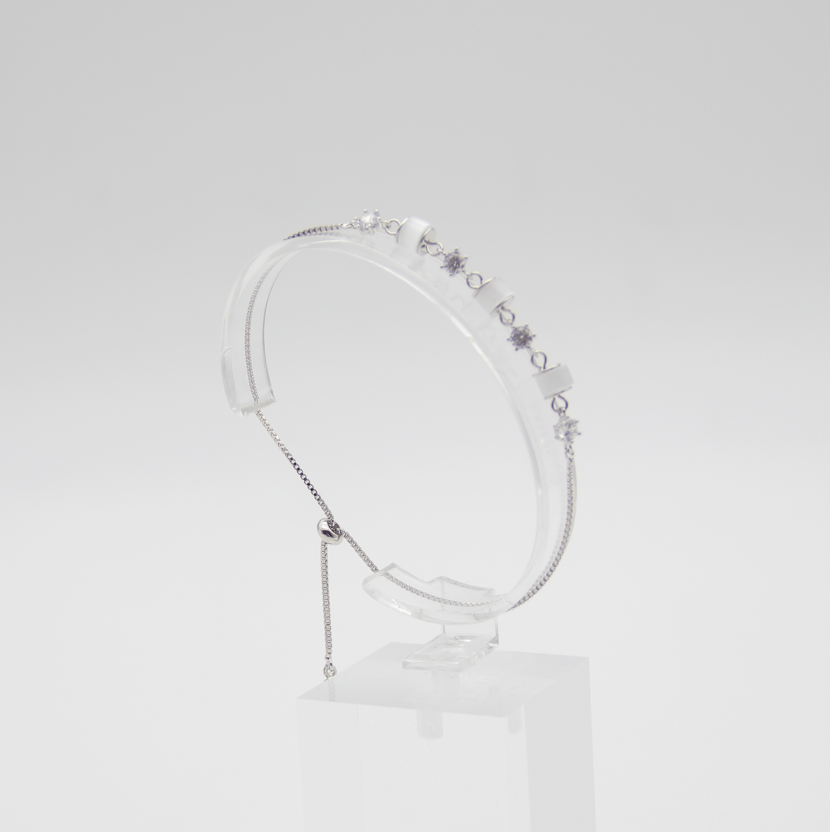 Outlet W&B Female Bracelets White - Silvered - Bracelet