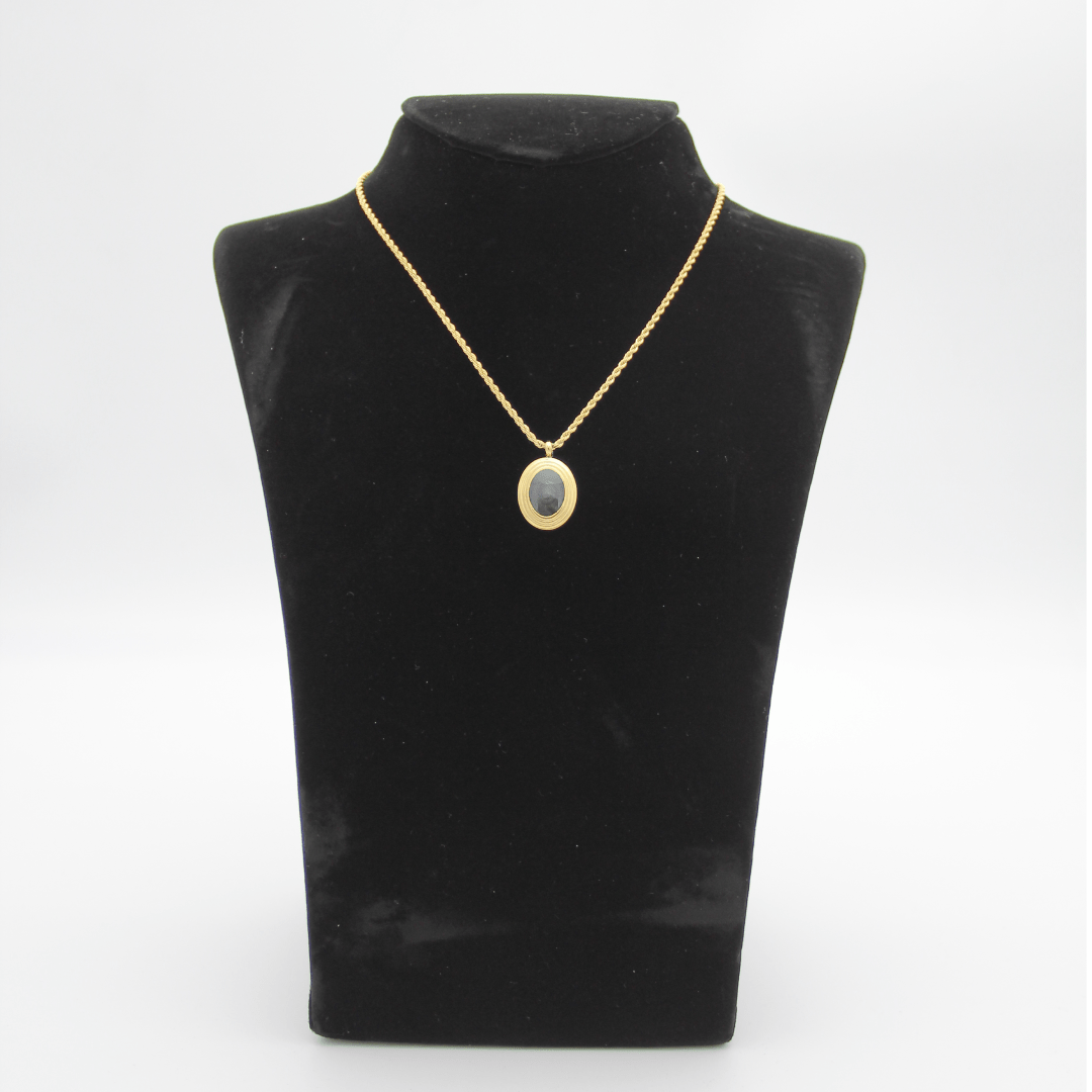Outlet W&B Female Necklaces Black Circle - Short - Necklace