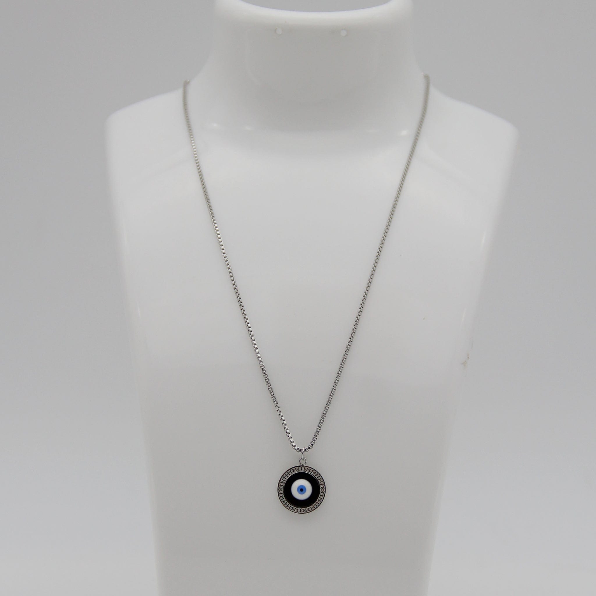 Outlet W&B Female Necklaces Blue Eye Stainless Steel Necklace