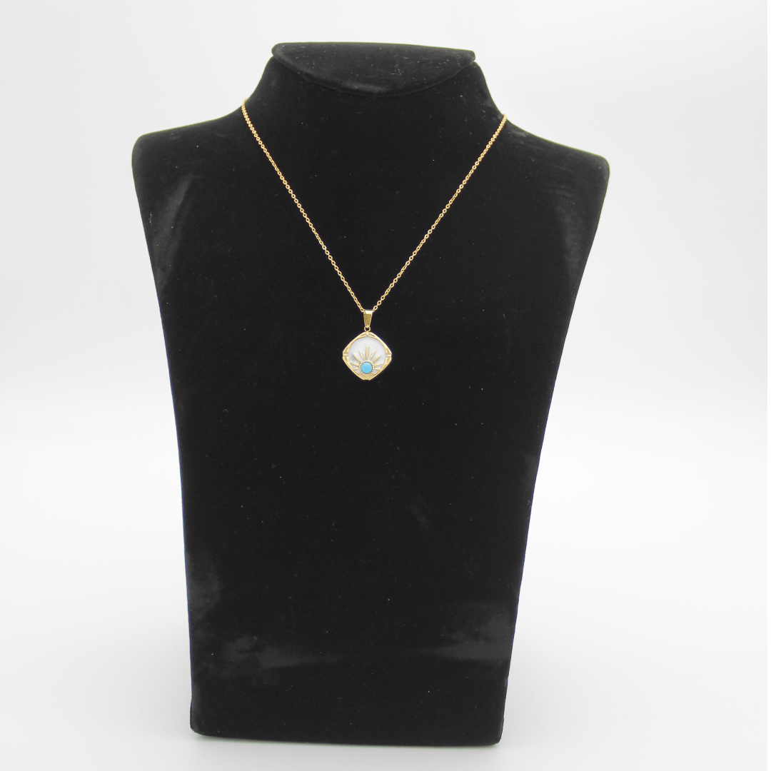 Outlet W&B Female Necklaces Blue Sun - Short - Necklace