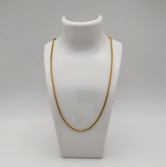 Outlet W&B Female Necklaces Golden Wide Strained Necklace