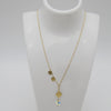 Outlet W&B Female Necklaces Long Flowery Golden Stainless Steel Necklace