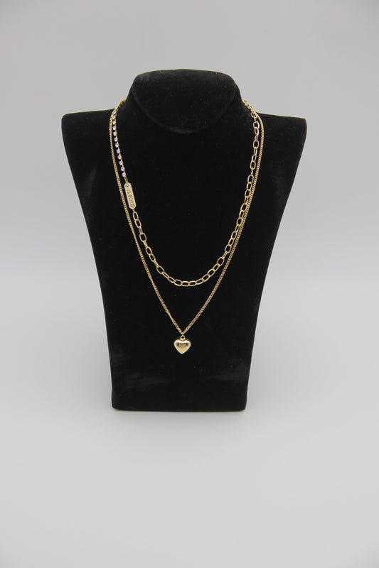 Outlet W&B Female Necklaces Long - Heart Pendant - Necklace