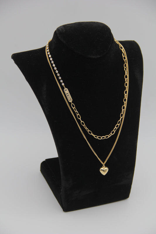 Outlet W&B Female Necklaces Long - Heart Pendant - Necklace