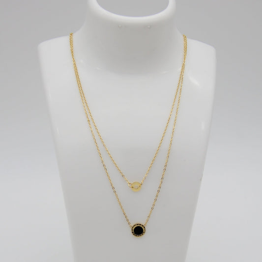 Outlet W&B Female Necklaces Love Golden Stainless Steel Necklace