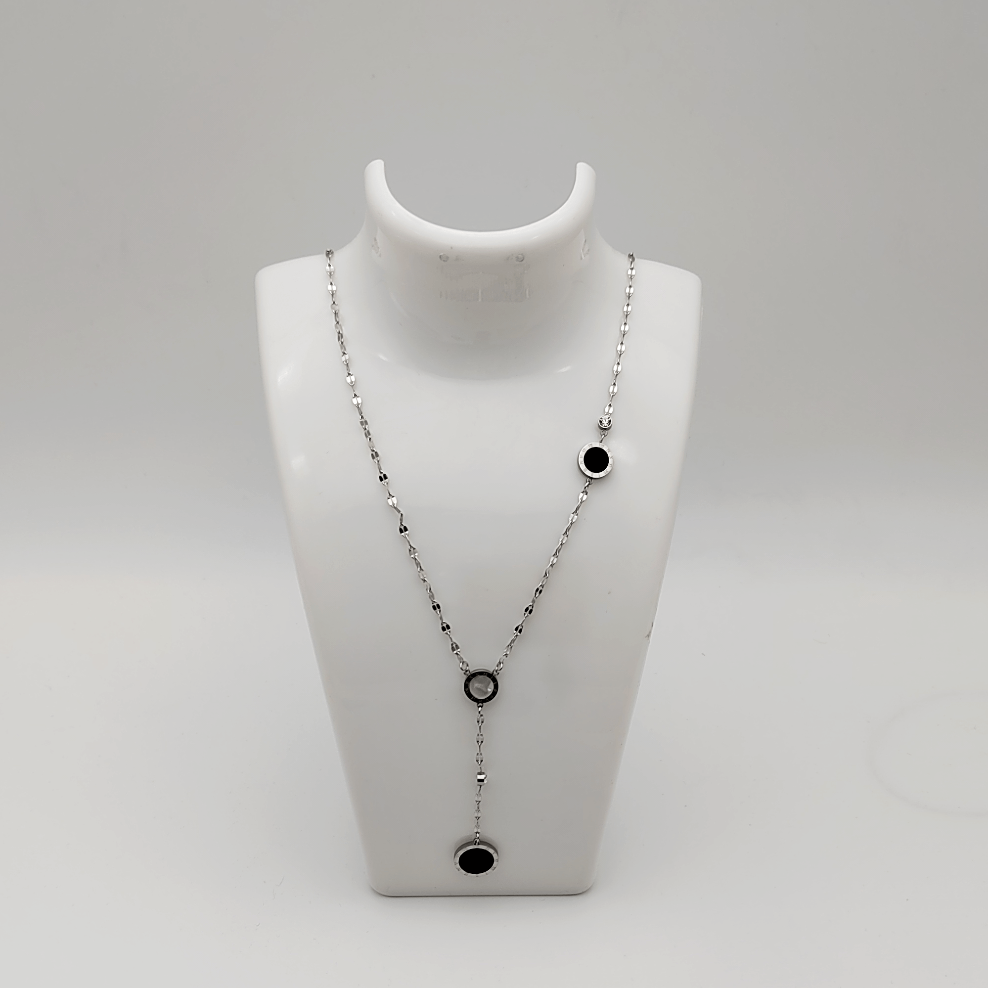 Outlet W&B Female Necklaces Roman Silvered Stainless Steel Necklace