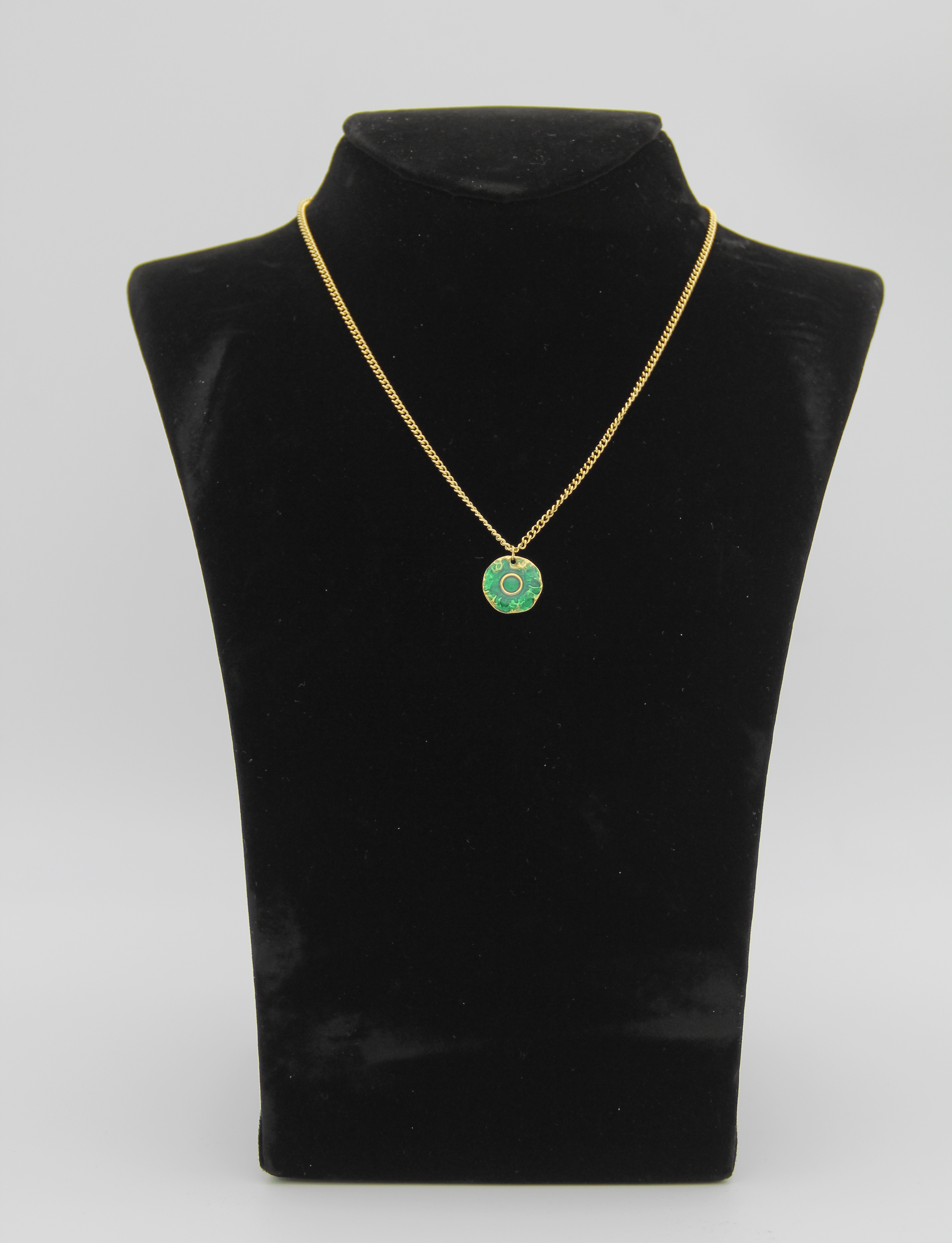 Outlet W&B Female Necklaces Short - Green Old Pendant - Royal