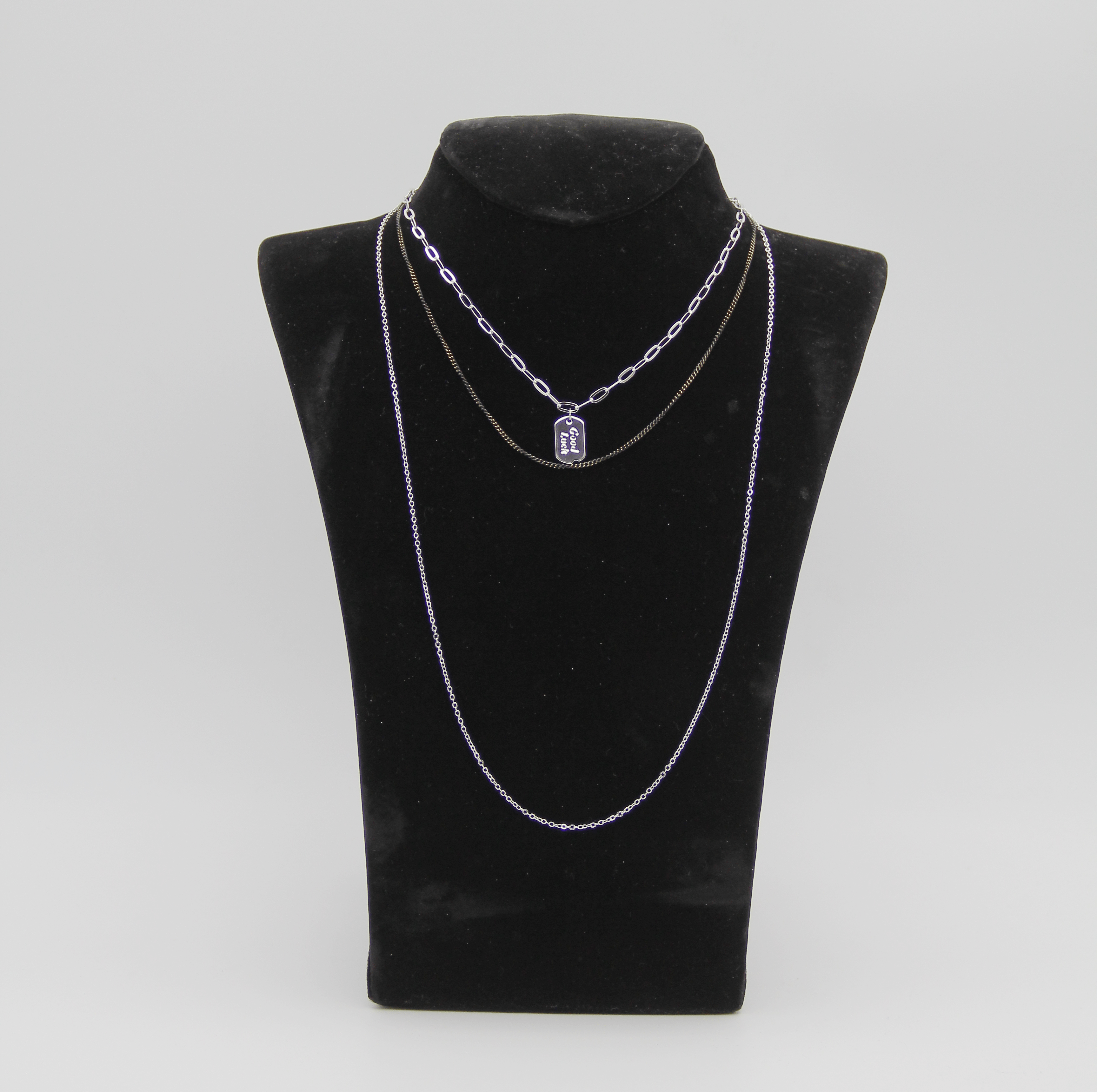 Outlet W&B Female Necklaces Triple Good Look - Long Pendant - Necklace