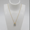 Outlet W&B Female Necklaces White & Green Golden Stainless Steel Necklace