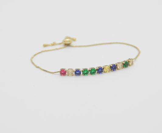 Outlet W&B Summer Sale 23 All Colors - Rectangle Stones Bracelets
