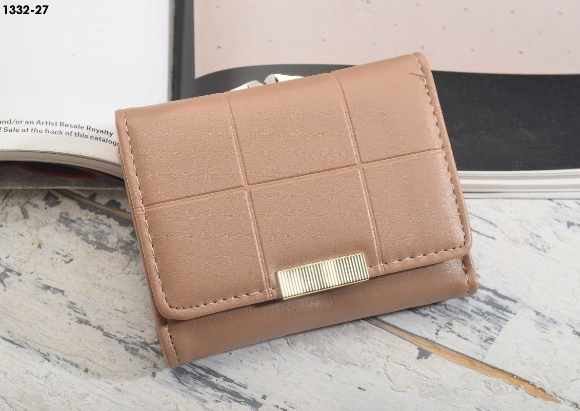 Outlet W&B Wallet Beige Pro Leather Women Wallet