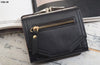 Outlet W&B Wallet Black Leather & Metal Women Wallet