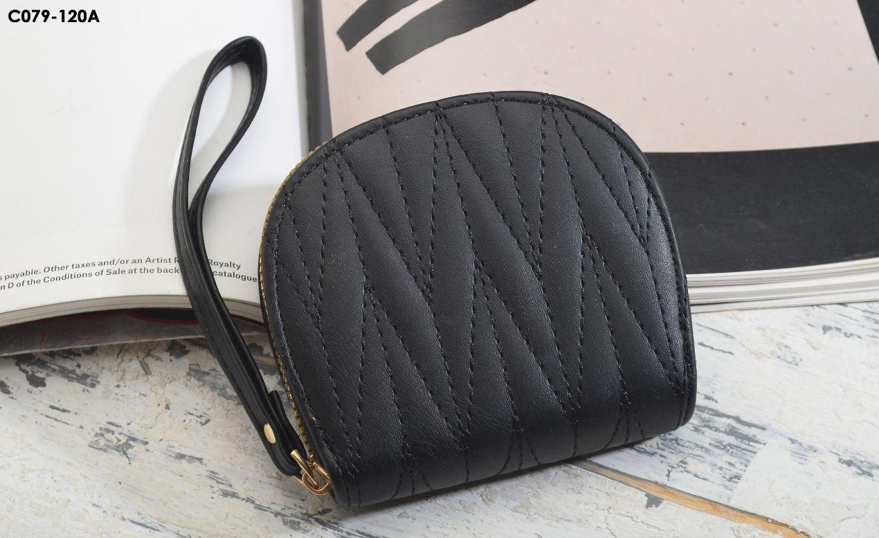 Outlet W&B Wallet Black Women Wallet With Grip
