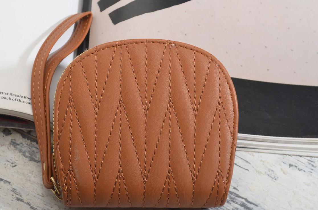 Outlet W&B Wallet Brown Women Wallet With Grip