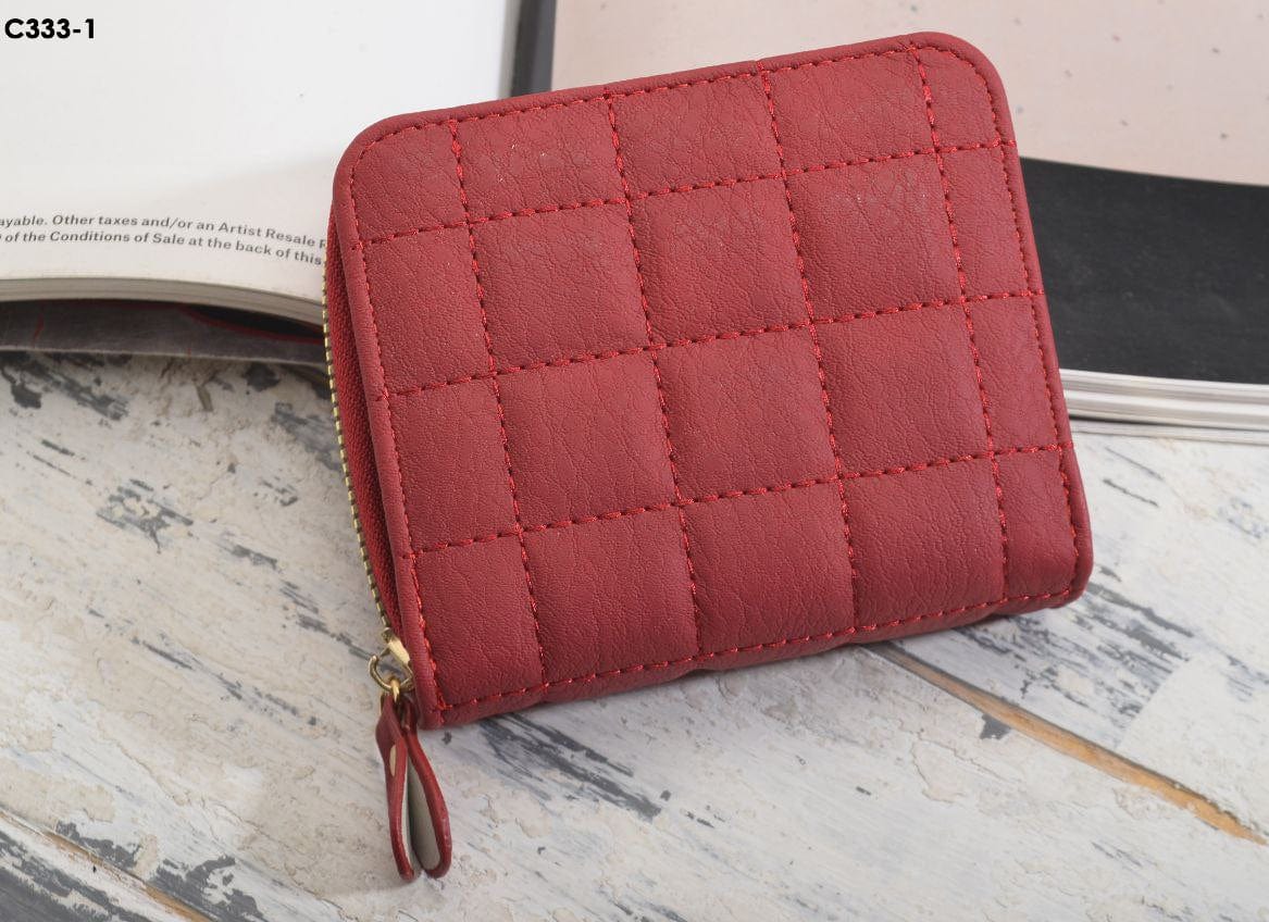 Outlet W&B Wallet Burgundy Capitone Women Wallet