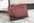 Outlet W&B Wallet Burgundy Leather & Metal Women Wallet