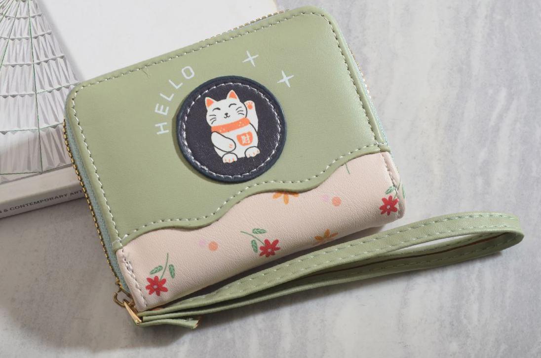 Outlet W&B Wallet Girls Roses & Bear Wallet