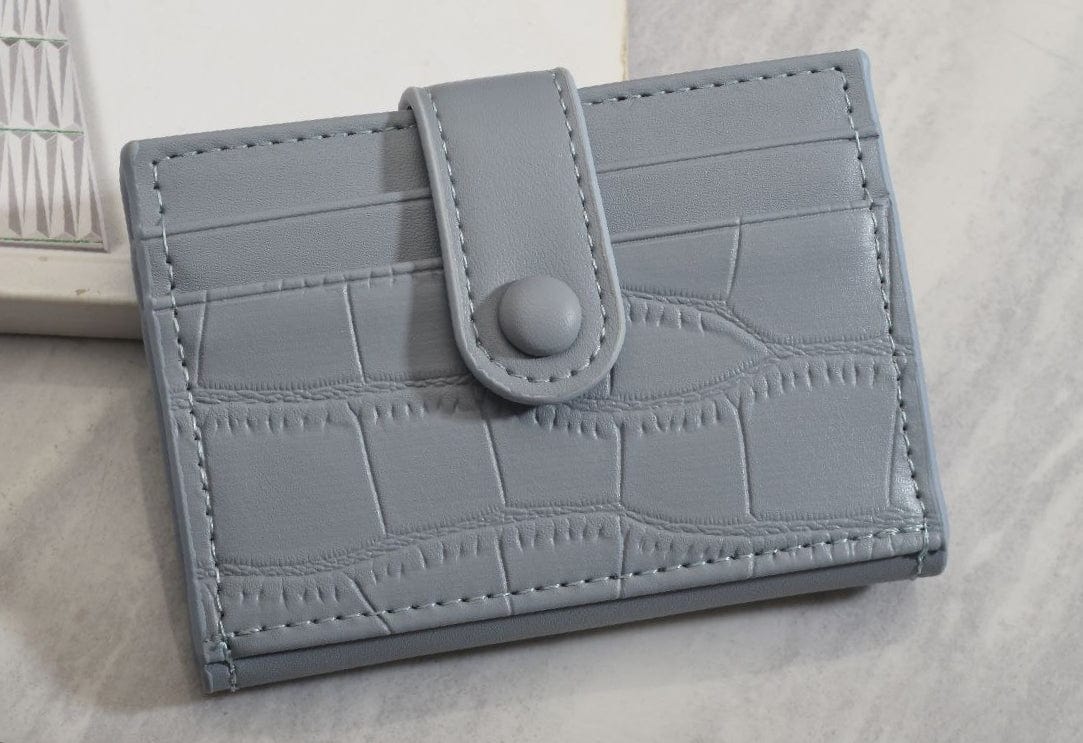 Outlet W&B Wallet Grey Women Wallet With Side Capsule