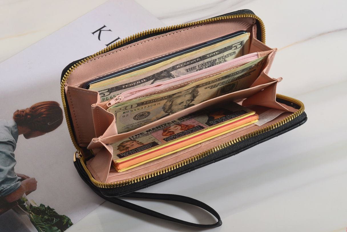 Outlet W&B Wallet Long Leather Wave Wallet