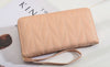 Outlet W&B Wallet Pink Long Leather Wave Wallet