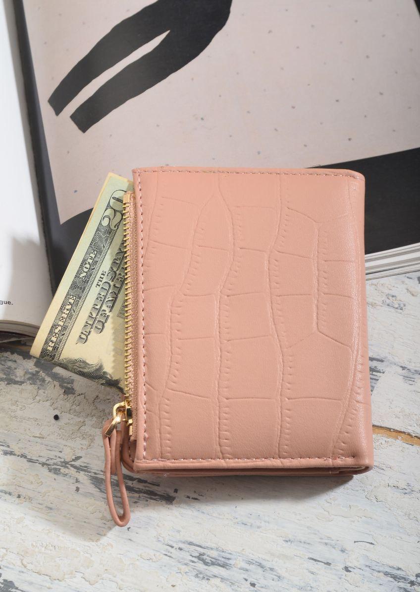 Outlet W&B Wallet Side Capsule Leather Women Wallet