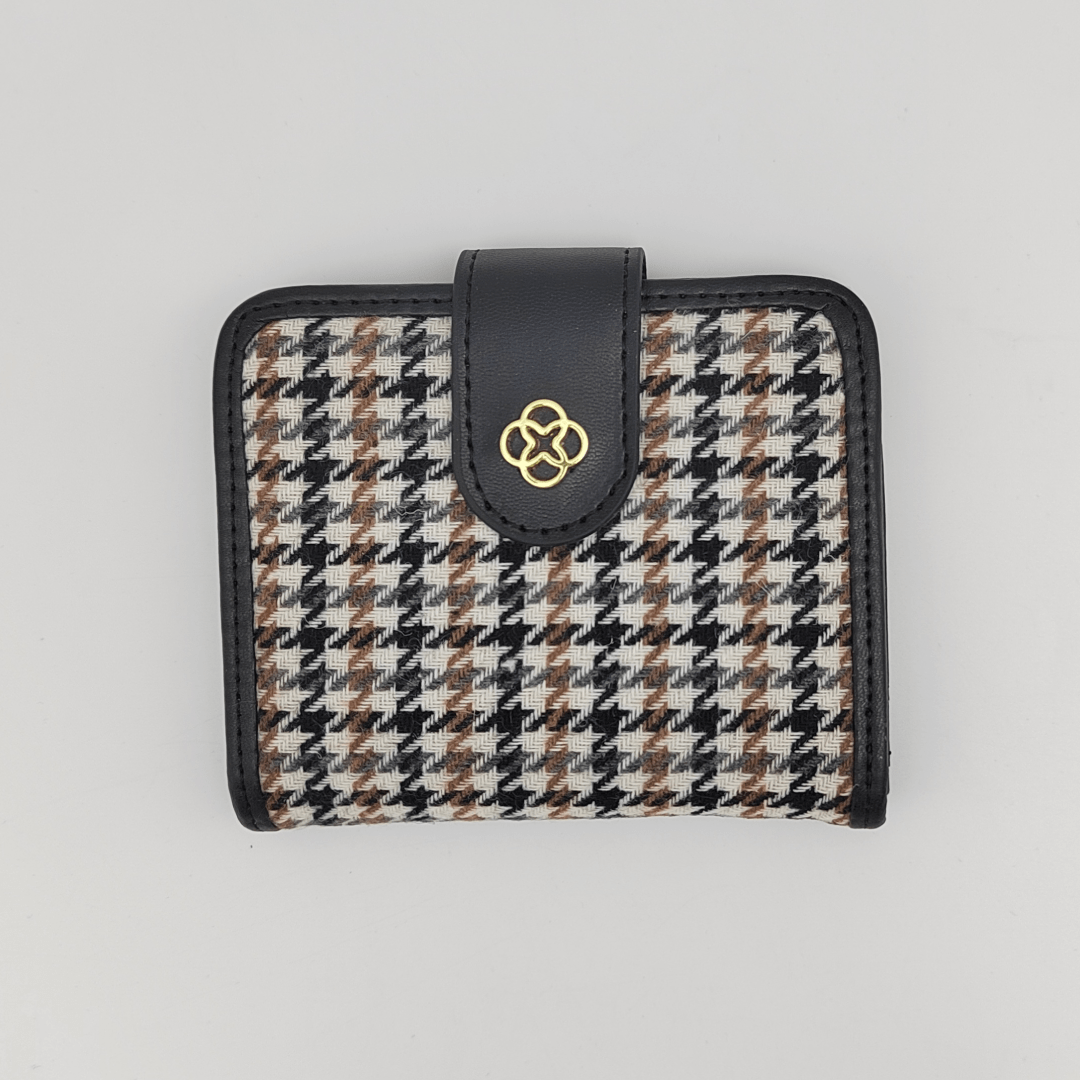 Outlet W&B Wallet Small Capsule Side Wallet  - BlackXBrown