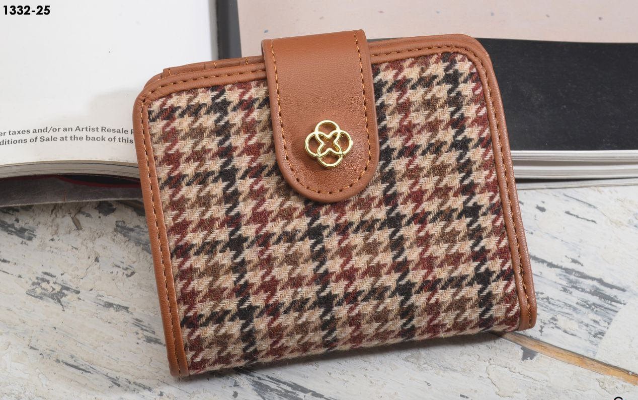 Outlet W&B Wallet Small Capsule Side Wallet  - Brown