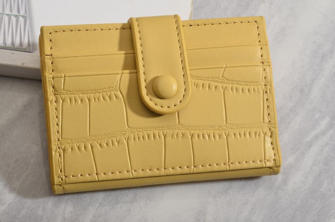 Outlet W&B Wallet Yellow Women Wallet With Side Capsule
