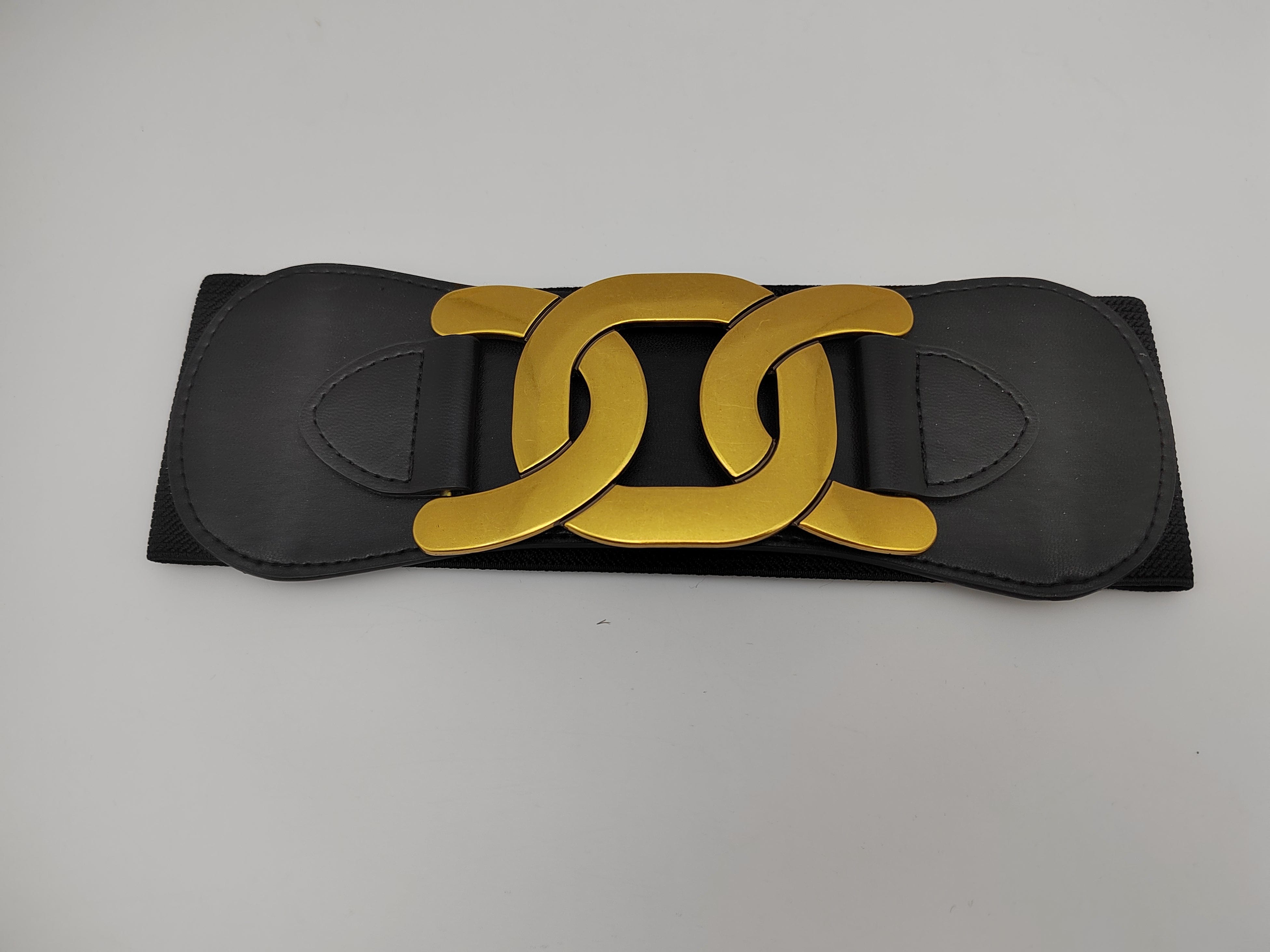 Outlet W&B Women Belts Women Belts - "xo" - Black x Gold (a)