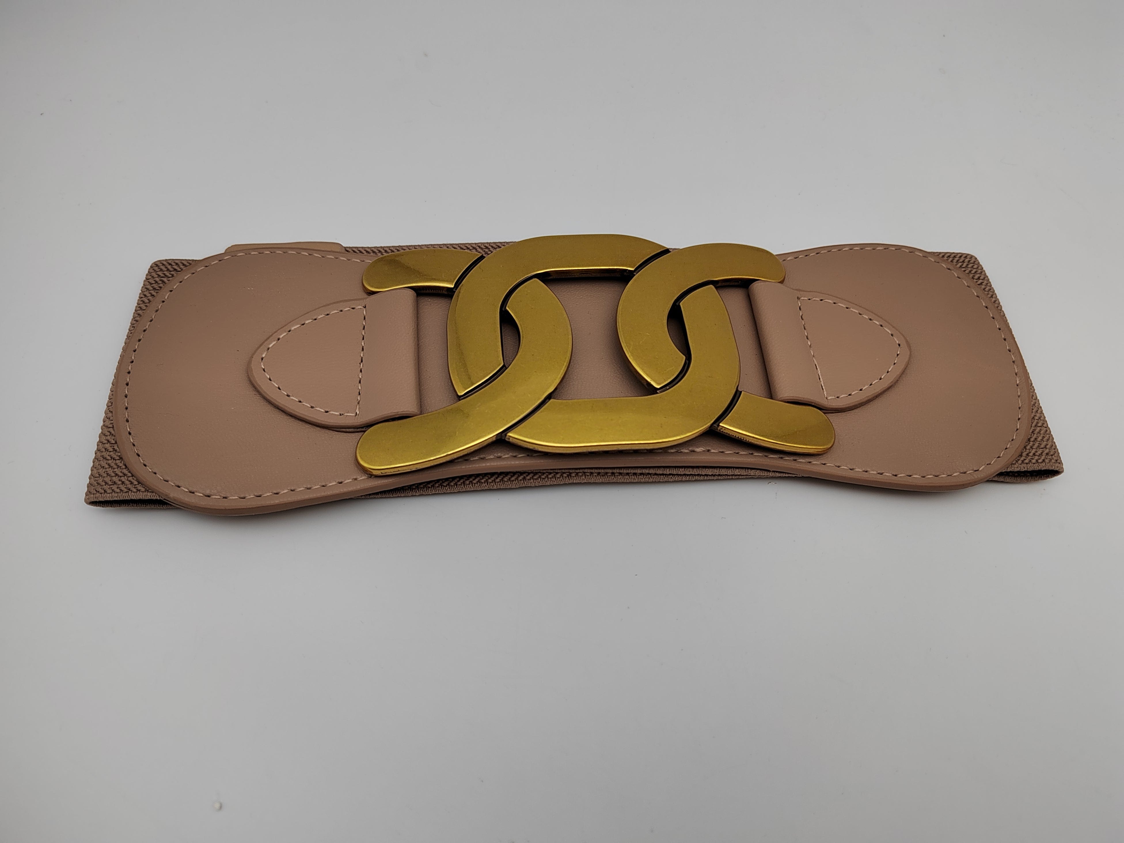 Outlet W&B Women Belts Women Belts - "xo" - Brown x Gold (a)