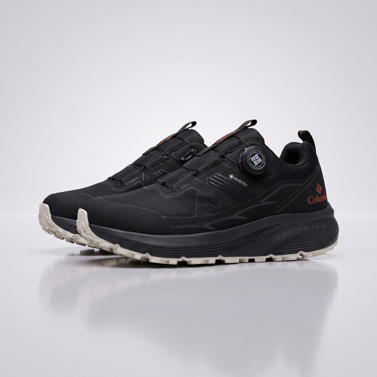 Men Columbia GTX BOA (Black With White Accents)